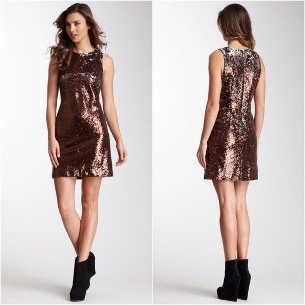W118 by Walter Baker Reversible Sequin Shift Dress